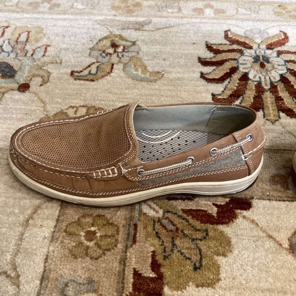 ⬇️PRICE DROP ⬇️G H Bass Pride boat shoes in tan leather upper - Picture 10 of 12